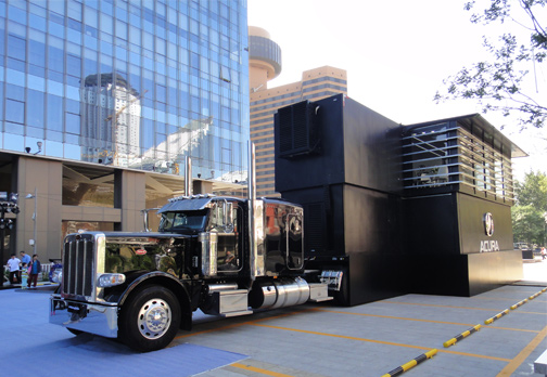 大型雙層雙擴(kuò)容展示車